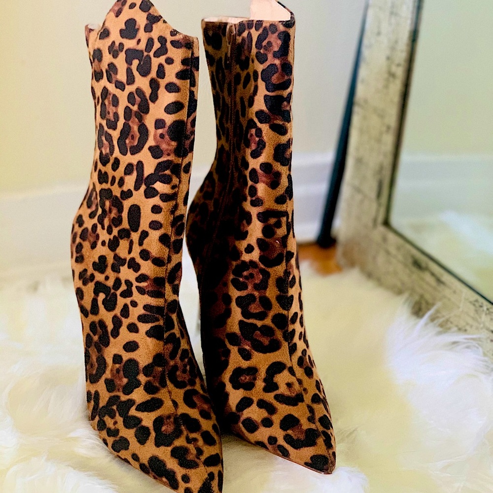 Leopard Print Boots